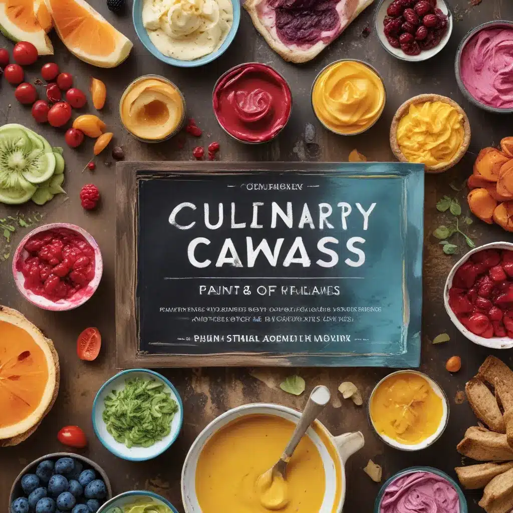 Culinary Canvas: Painting with Flavors, Textures, and Colors