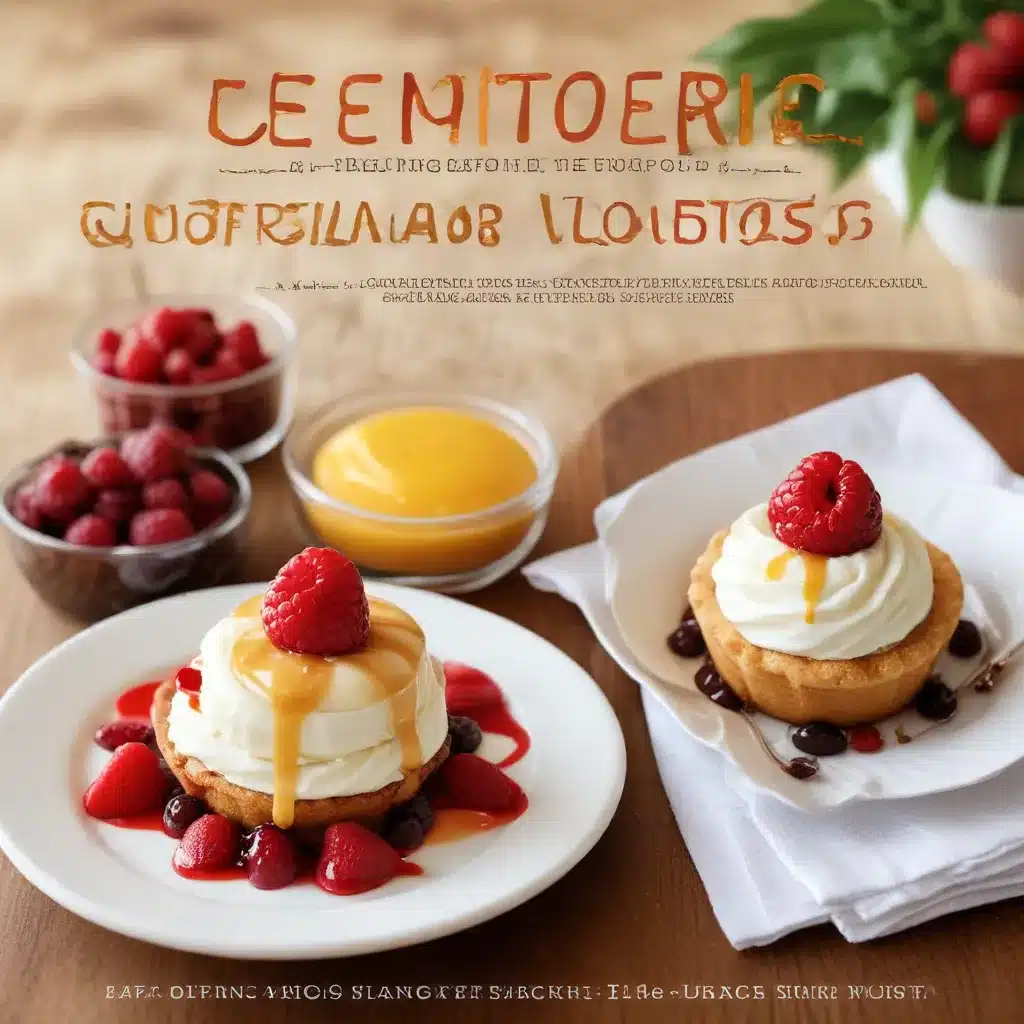 Dessert Delights: A Culinary Journey through the Flavors of California