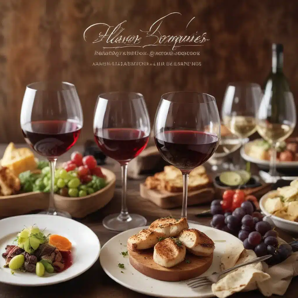 Flavor Harmonies: Pairing Wine and Food for a Symphony of Taste Sensations