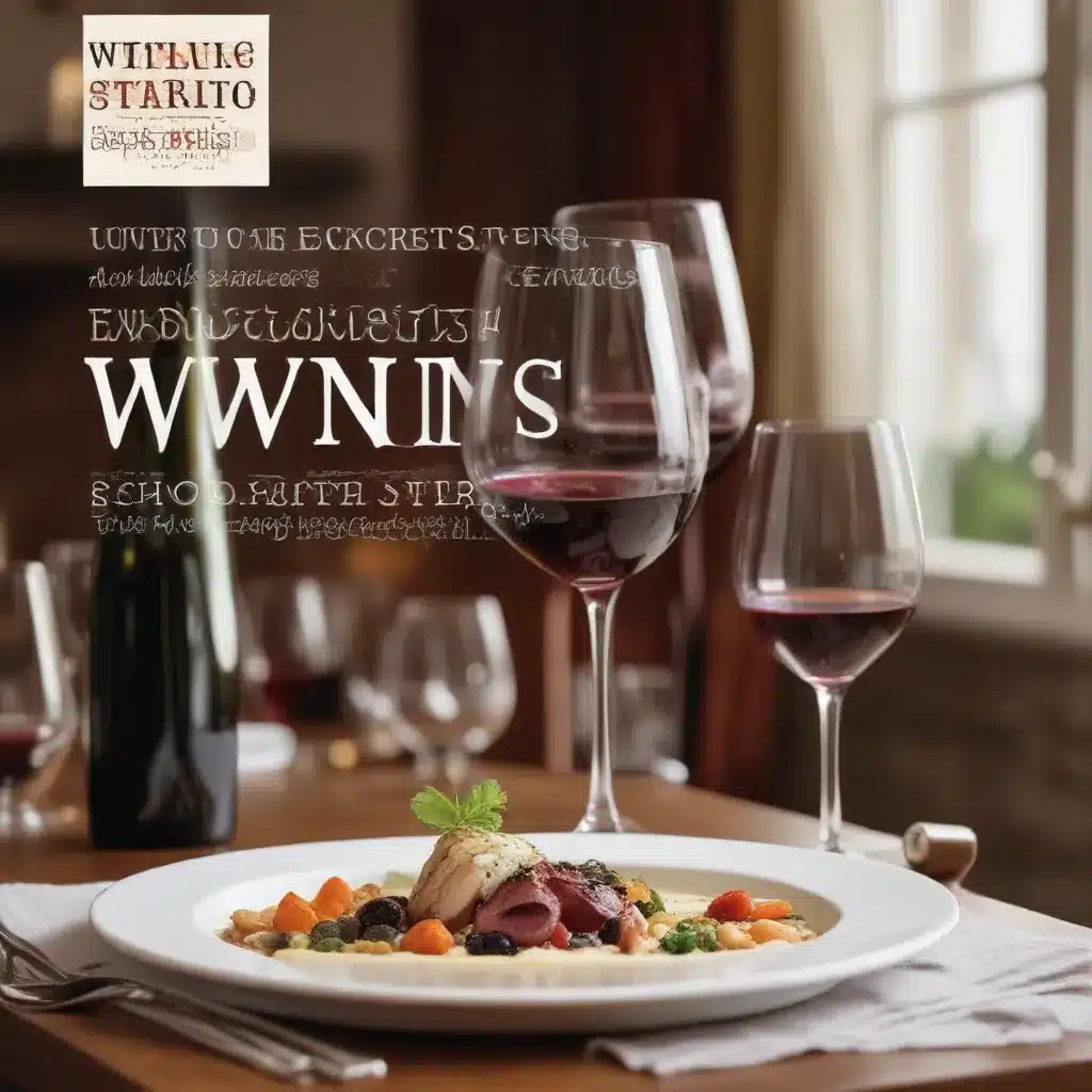 Unlock the Secrets of Exceptional Wine Pairing: A School Street Bistro Guide to Fine Dining